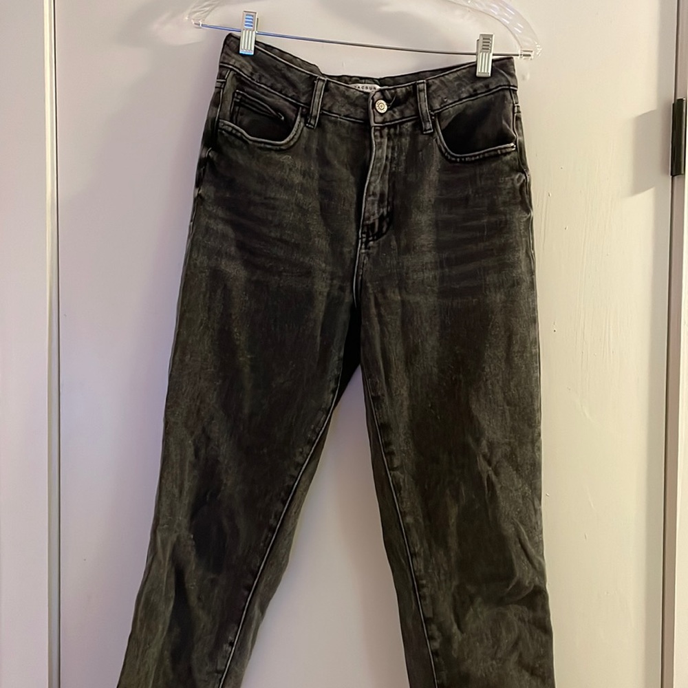 Pacsun black wash mom jeans size 26